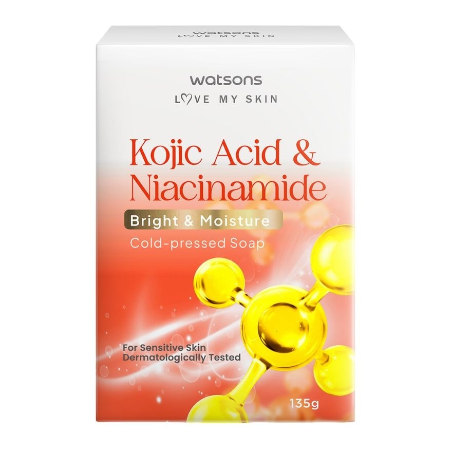 WATSONS Kojic Acid & Niacinamide Bright and Moisture Cold-Pressed Soap 135g