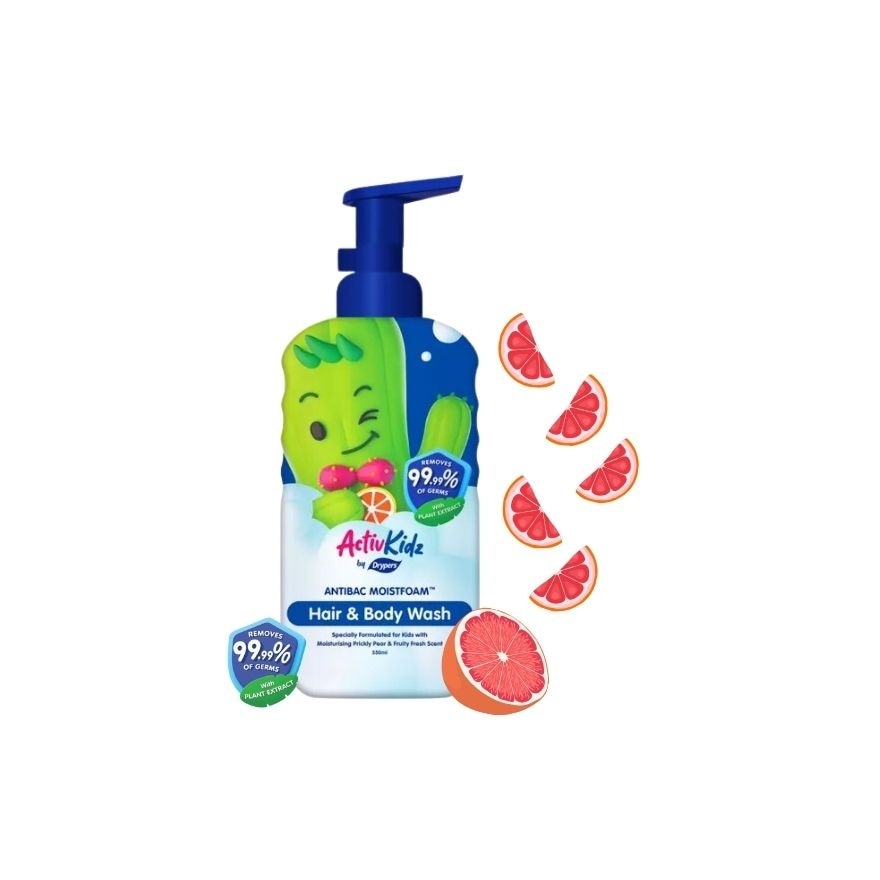 DRYPERS ActivKidz Hair & Body Wash Fresh Fruit 550ml
