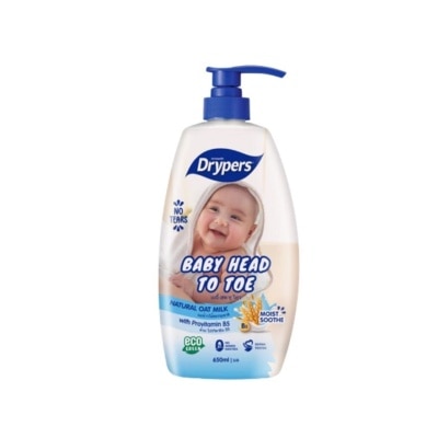 DRYPERS DRYPERS Baby Head to Toe Wash Oat Milk 650ml