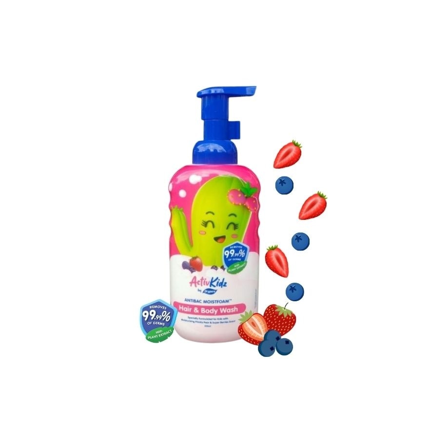 DRYPERS Activkidz Hair & Body Wash Super Berries 550ml
