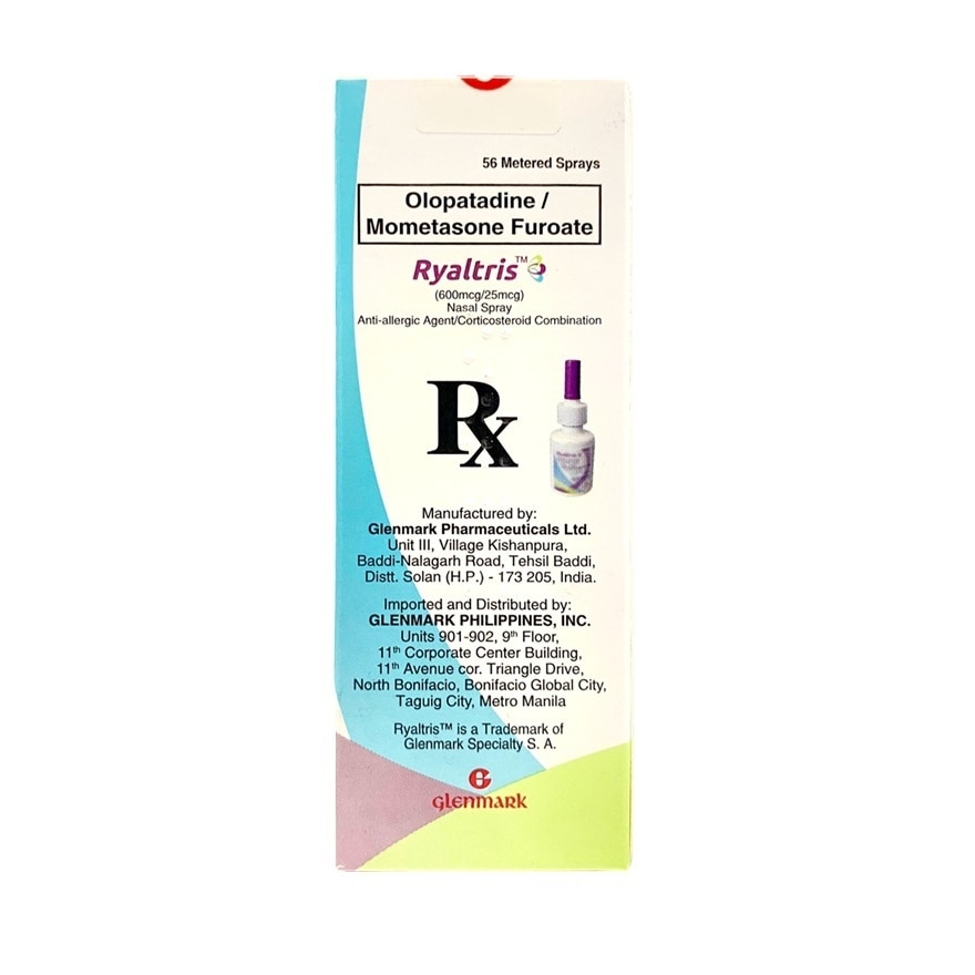 RYALTRIS Olopatadine/Mometasone Furoate Nasal Spray 600mcg/25mcg [PRESCRIPTION REQUIRED]