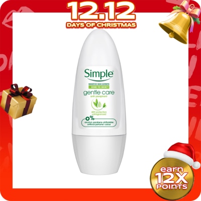 SIMPLE SIMPLE Gentle Care Anti-Perspirant Deodorant Unfragranced 45ml