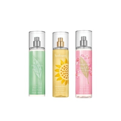 ELIZABETH ARDEN ELIZABETH ARDEN Eau Fraiche Sunflowers, Green Tea & Green Tea Cherry Blossom Body Mist Bundle 236ml