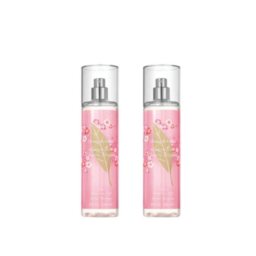 ELIZABETH ARDEN Eau Fraiche Green Tea Cherry Blossom Body Mist Bundle 236ml