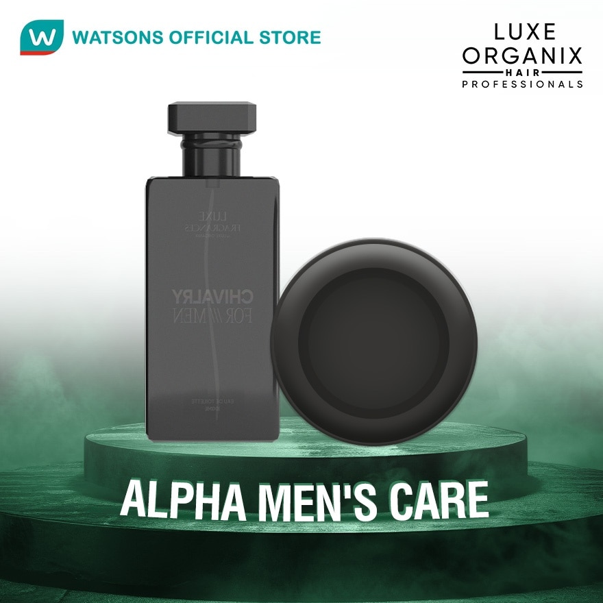 LUXE ORGANIX Anarchy For Men Eau De Toilette & Dashing Gentleman Pomade Alpha Mens Care Duo