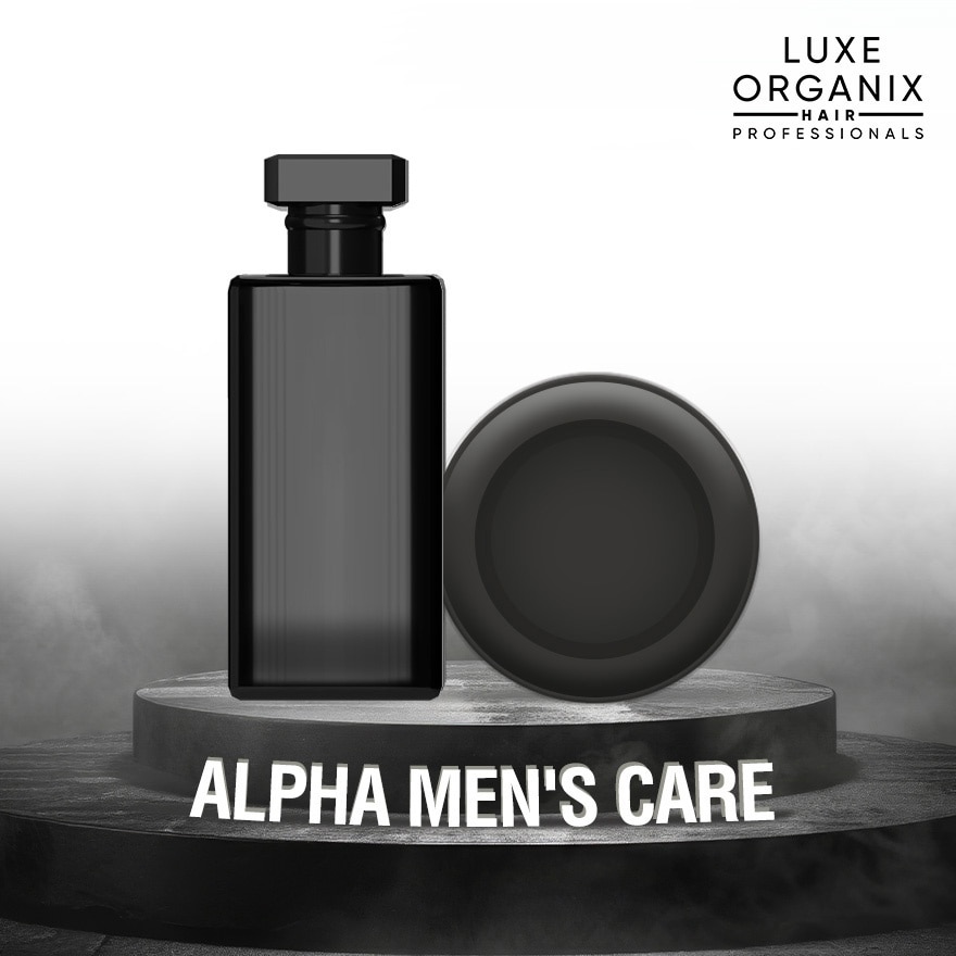 LUXE ORGANIX Chivalry For Men Eau De Toilette and Dashing Gentleman Clay Alpha Mens Care Duo