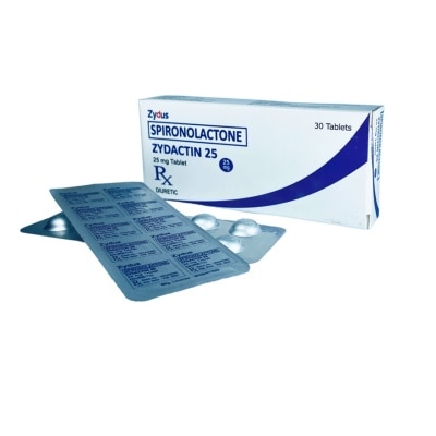ZYDACTIN ZYDACTIN 25 Spironolactone Diuretic 25mg Sold Per Piece [PRESCRIPTION REQUIRED]