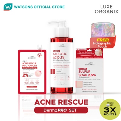 LUXE ORGANIX LUXE ORGANIX Acne Rescue Set Bundle