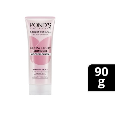 PONDS PONDS Bright Miracle Ultra Light Biome Gel Niasorcinol Gentle Cleanser 90g