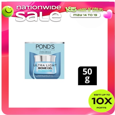 PONDS - PONDS Hydra Miracle Moisturizer Ultra Light Biome Gel 50g