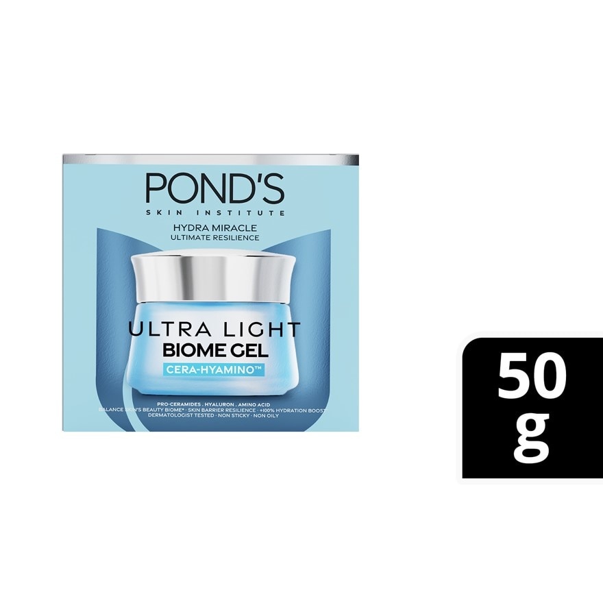 PONDS Hydra Miracle Moisturizer Ultra Light Biome Gel 50g