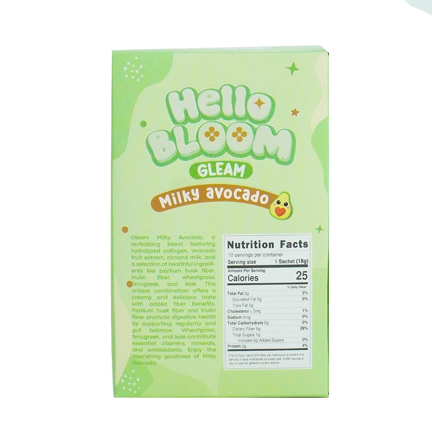HELLO BLOOM Glow Lemon Cucumber Juice 180g