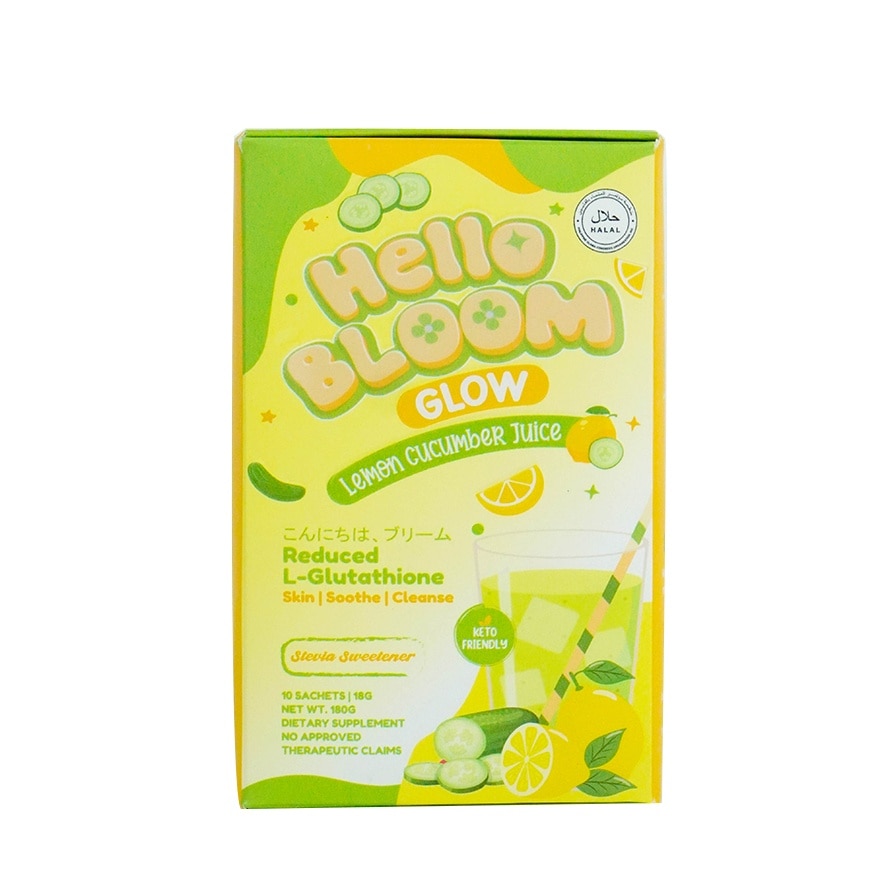 HELLO BLOOM Glow Lemon Cucumber Juice 180g
