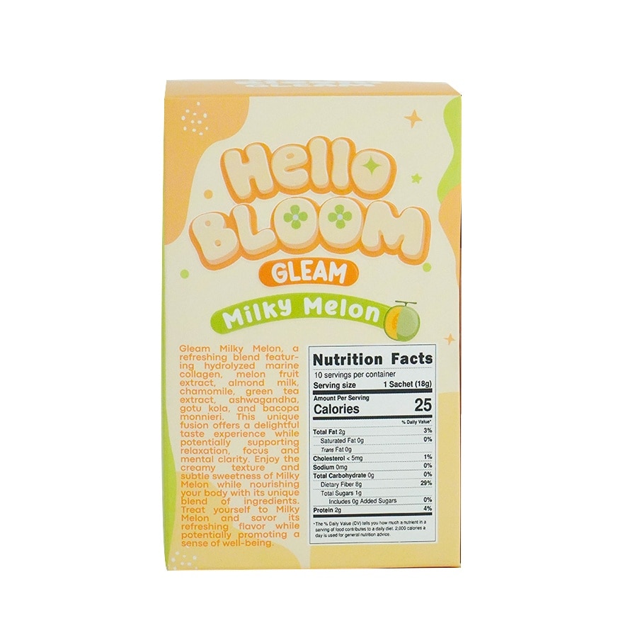 HELLO BLOOM Gleam Milky Melon 180g