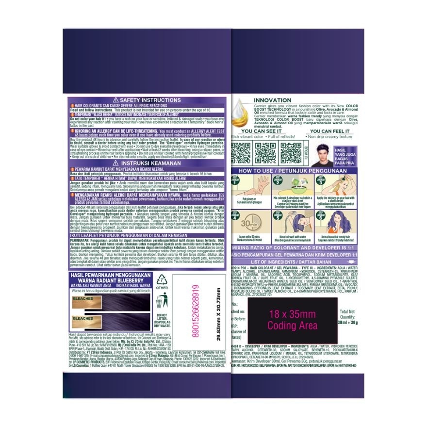 GARNIER Color Naturals Radiant Blueberry