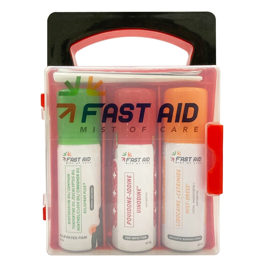 FAST AID Povidone Iodine Vinodine First Aid Kit