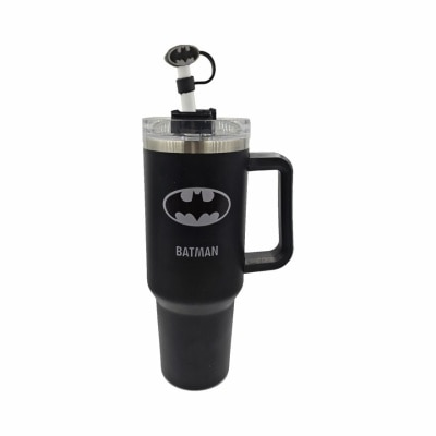 JUSTICE LEAGUE JUSTICE LEAGUE Batman Stainless Tumbler with Straw