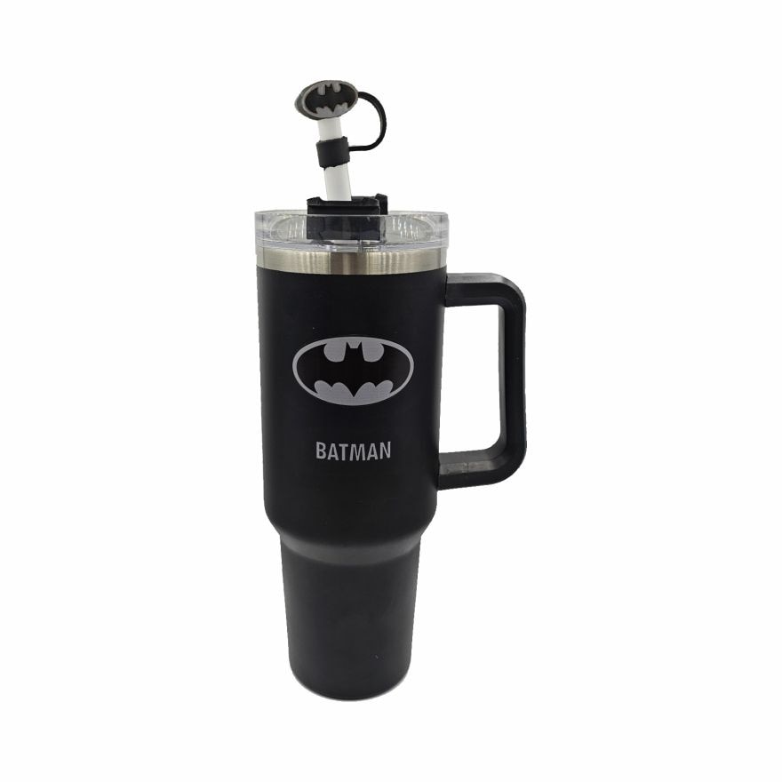 JUSTICE LEAGUE Batman Stainless Tumbler with Straw