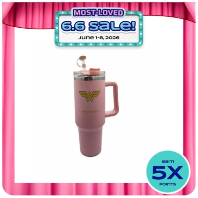 JUSTICE LEAGUE - JUSTICE LEAGUE Wonder Woman Stainless Tumbler with Straw