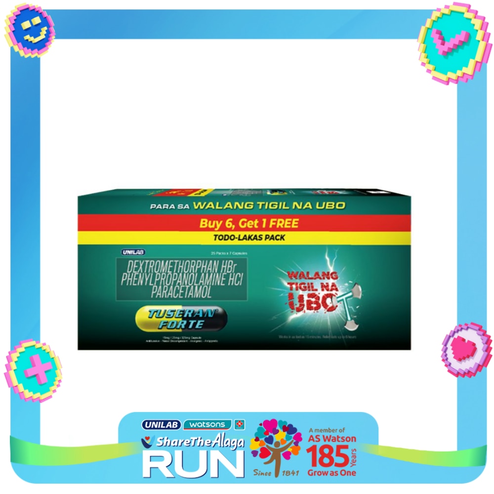 TUSERAN Forte Paracetamol Buy 6 + Get 1 Free