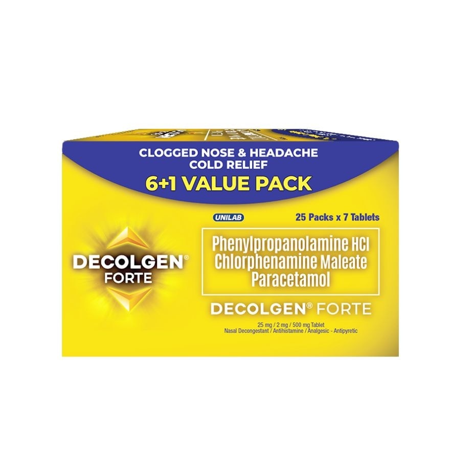 DECOLGEN Forte Paracetamol 6+1 Value set