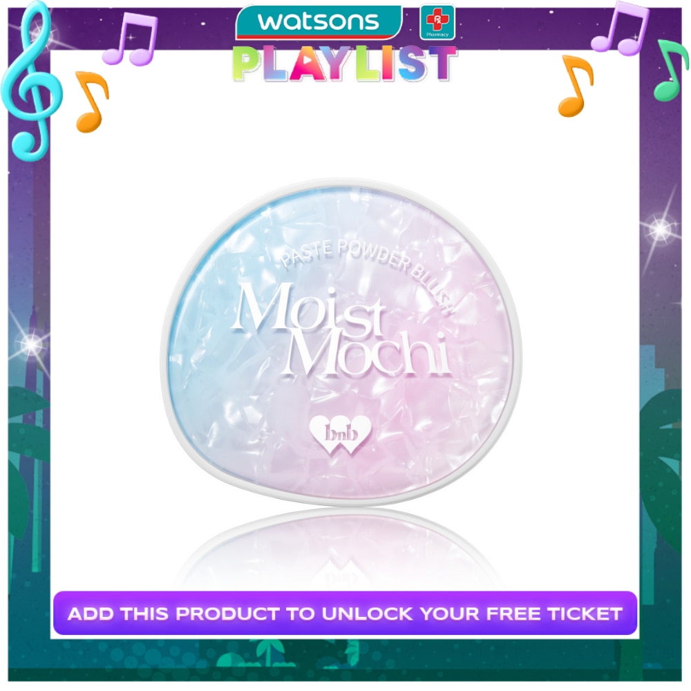 BARENBLISS Moist Mochi Paste Powder Blush Cosmic Grape 4.5g