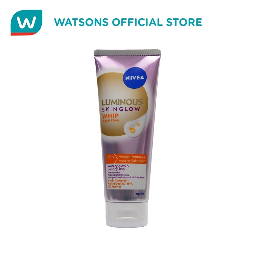NIVEA Luminous Skin Glow Whip Wash Foam 100ml