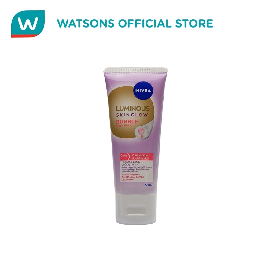 NIVEA Luminous Skin Glow Bubble Wash Foam 50ml