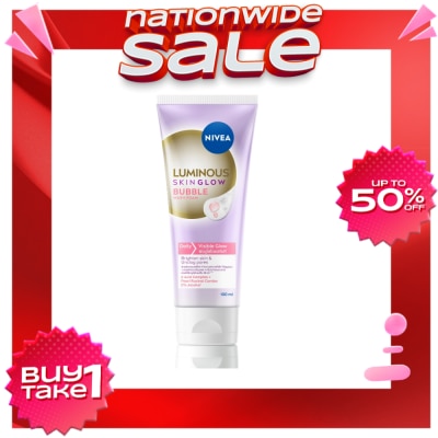 NIVEA NIVEA Luminous Skin Glow Bubble Wash Foam 100ml