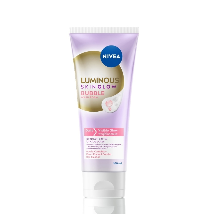 NIVEA Luminous Skin Glow Bubble Wash Foam 100ml