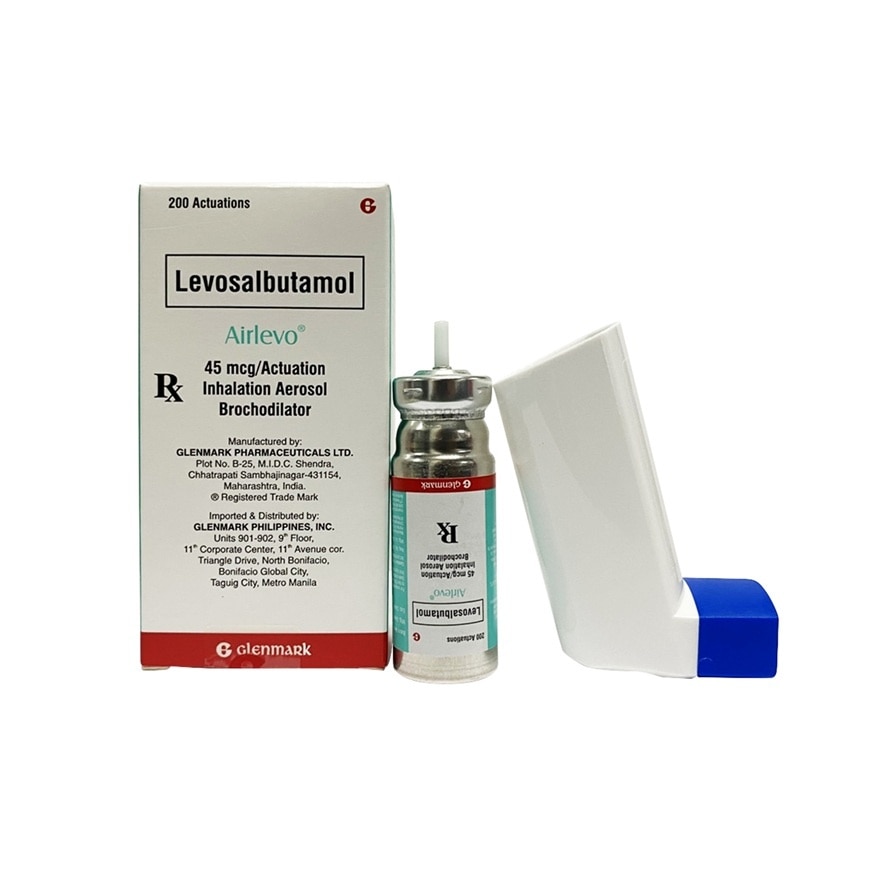 AIRLEVO Inhalation Aerosol Brochodilator 45mcg Per Actuations (200 Actuations) [PRESCRIPTION REQUIRED]