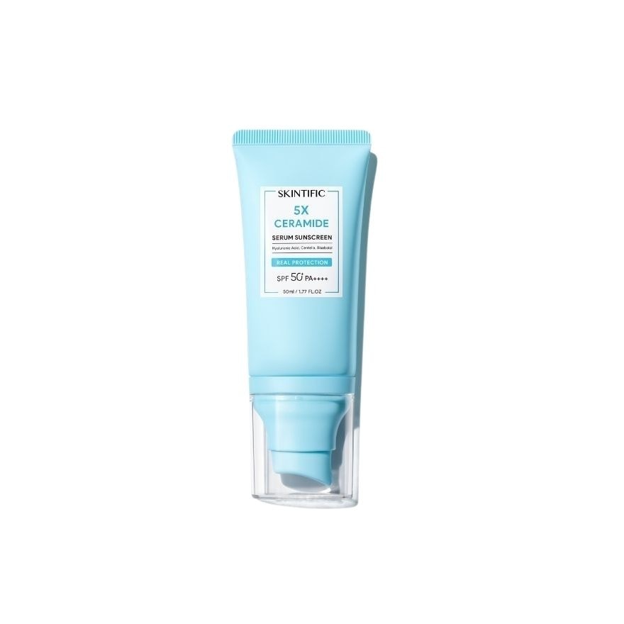 SKINTIFIC 5X Ceramide Serum Sunscreen Real Protection SPF50 50ml