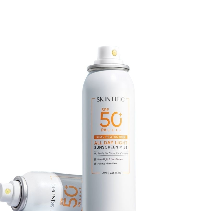 SKINTIFIC All Day Light Sunscreen Mist SPF 50 70ml