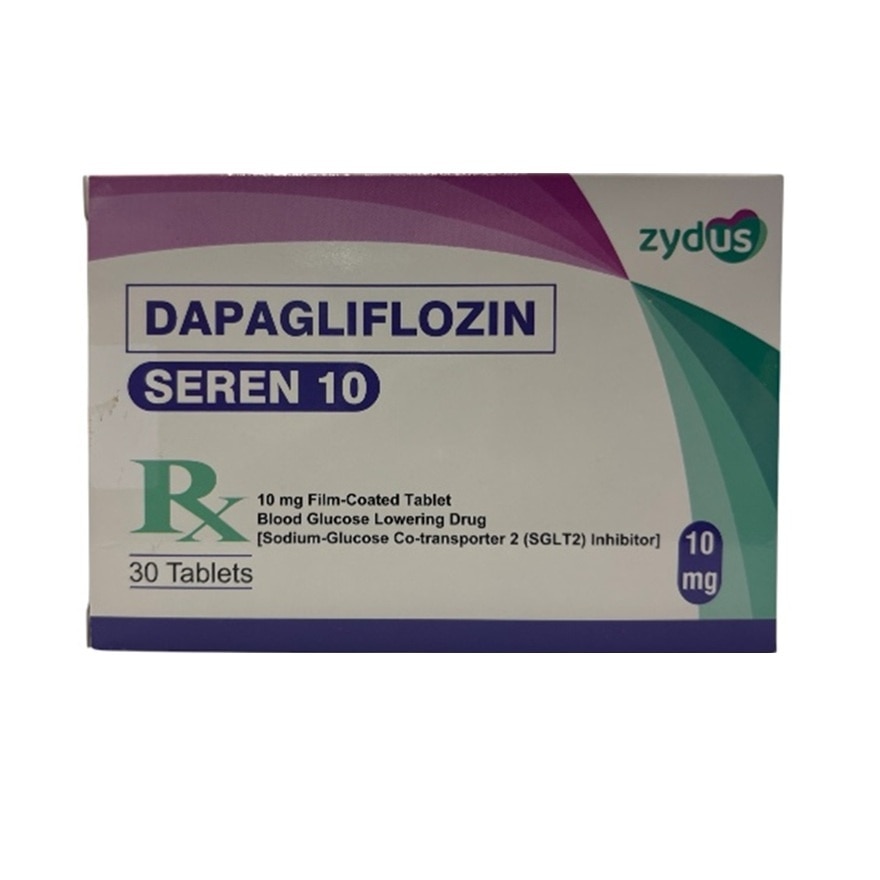 SEREN-10 Dapagliflozin Film Coated Tablet 10mg Sold Per Piece [PRESCRIPTION REQUIRED]