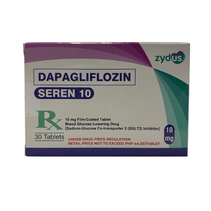 SEREN-10 Dapagliflozin Film Coated Tablet 10mg Sold Per Piece [PRESCRIPTION REQUIRED]