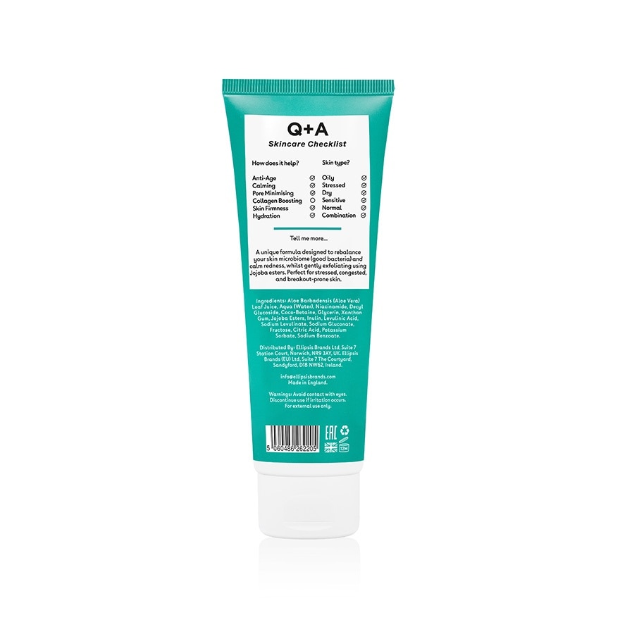 Q + A Niacinamide Gentle Exfoliating Cleanser 125ml