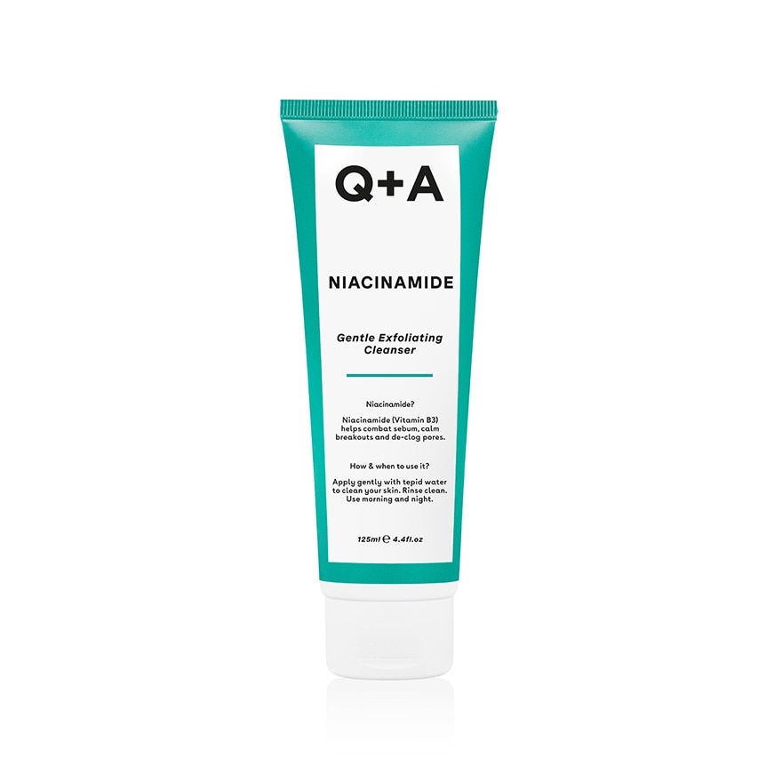 Q + A Niacinamide Gentle Exfoliating Cleanser 125ml