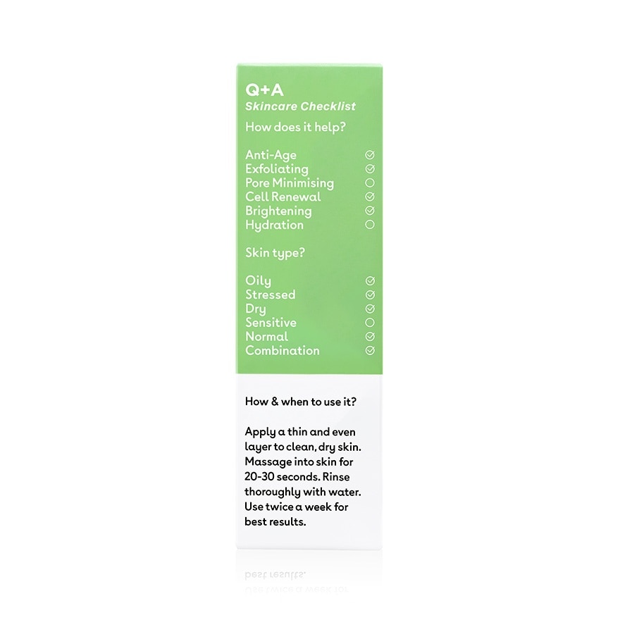 Q + A Apple AHA Exfoliating Gel 75ml