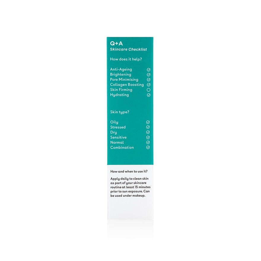 Q + A Niacinamide Balancing Daily Sunscreen SPF 50 50ml