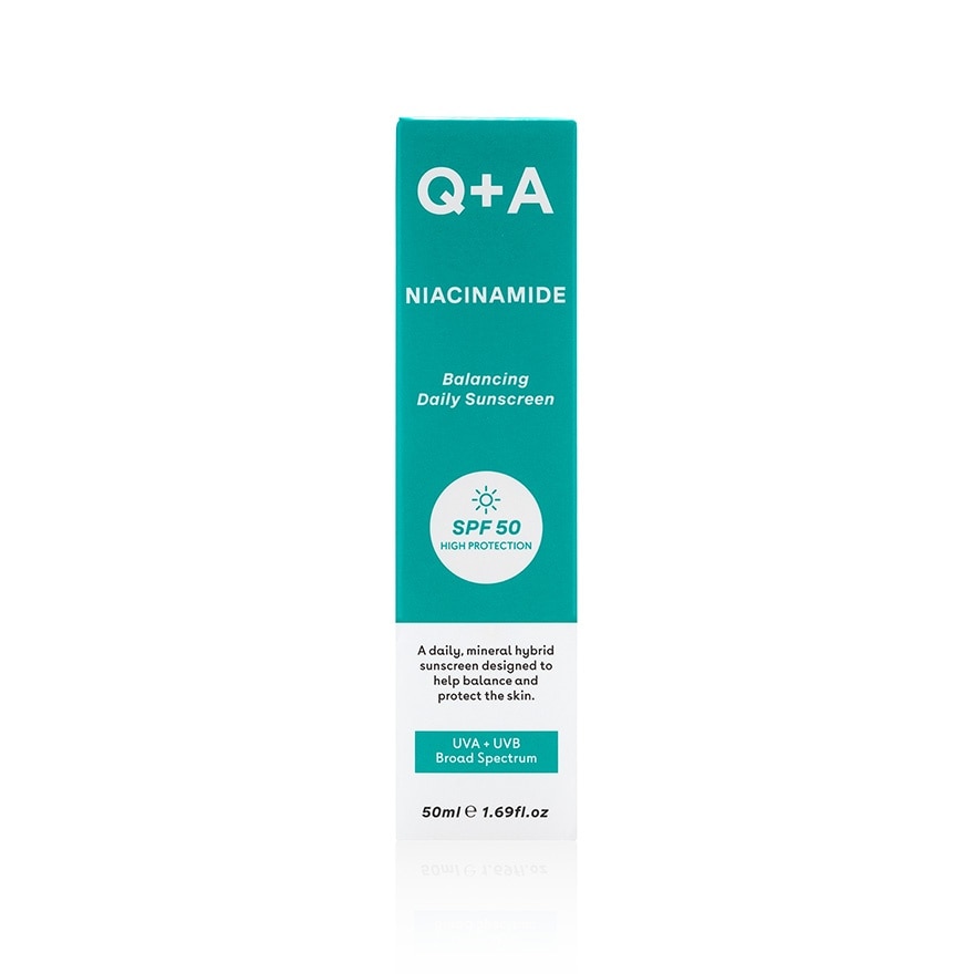 Q + A Niacinamide Balancing Daily Sunscreen SPF 50 50ml