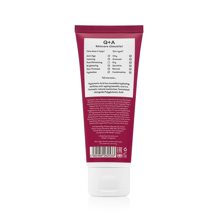 Q + A Hyaluronic Acid Daily Moisturizer 75ml