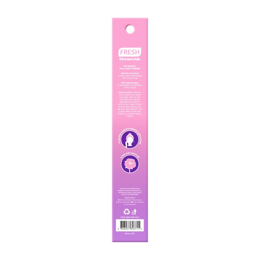 FRESH Kbeautylab Dual-Sided Eyeshadow Detailer Brush
