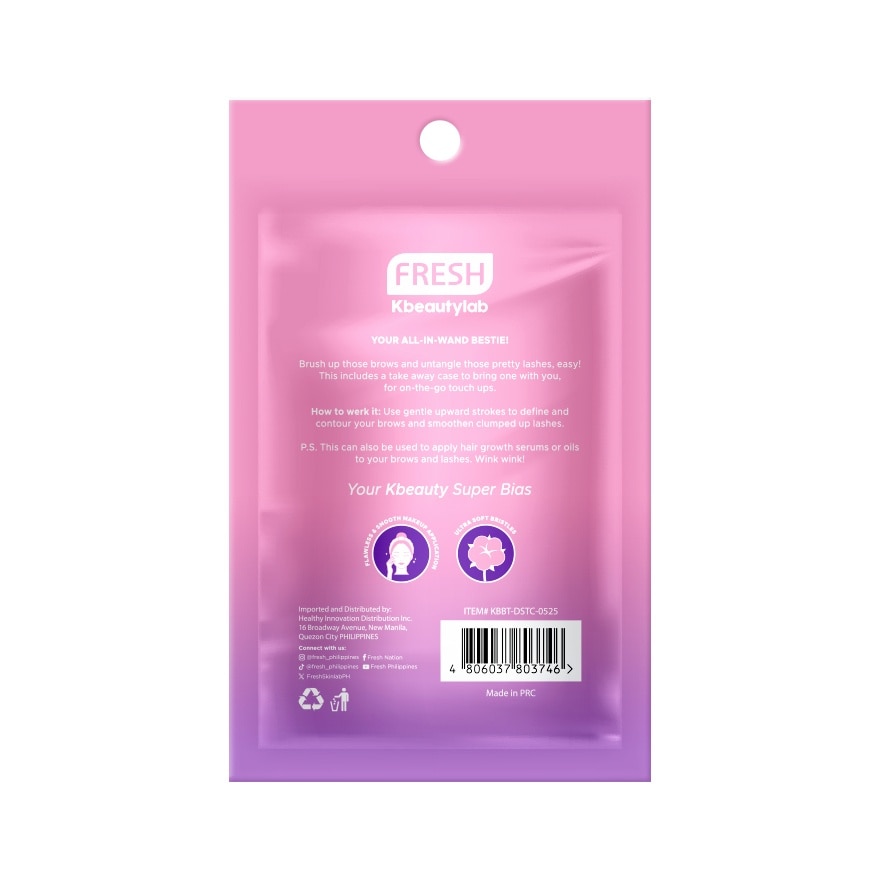 FRESH Kbeautylab Disposable Spoolie with Travel Case 10s