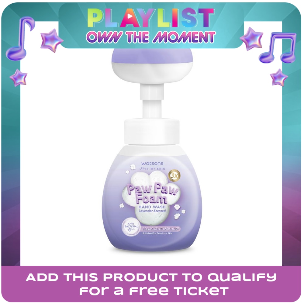 WATSONS Paw Paw Foam Hand Wash Lavender Scented 300ml
