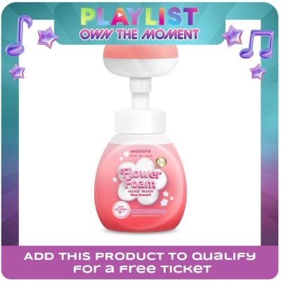 WATSONS - WATSONS Flower Foam Hand Wash Rose Scented 300ml