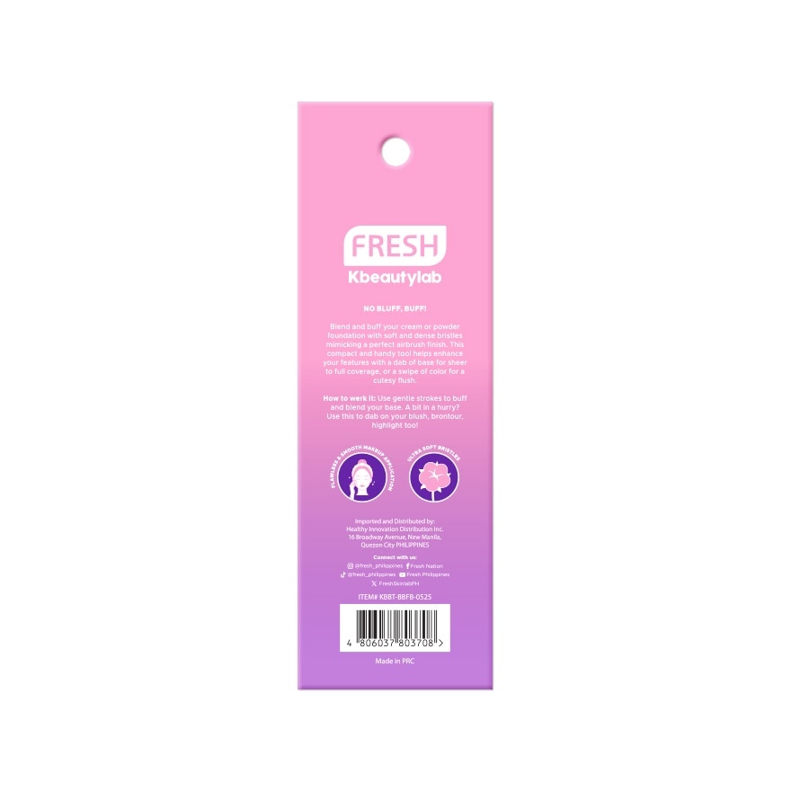 FRESH Kbeautylab Buff Blending Face Brush