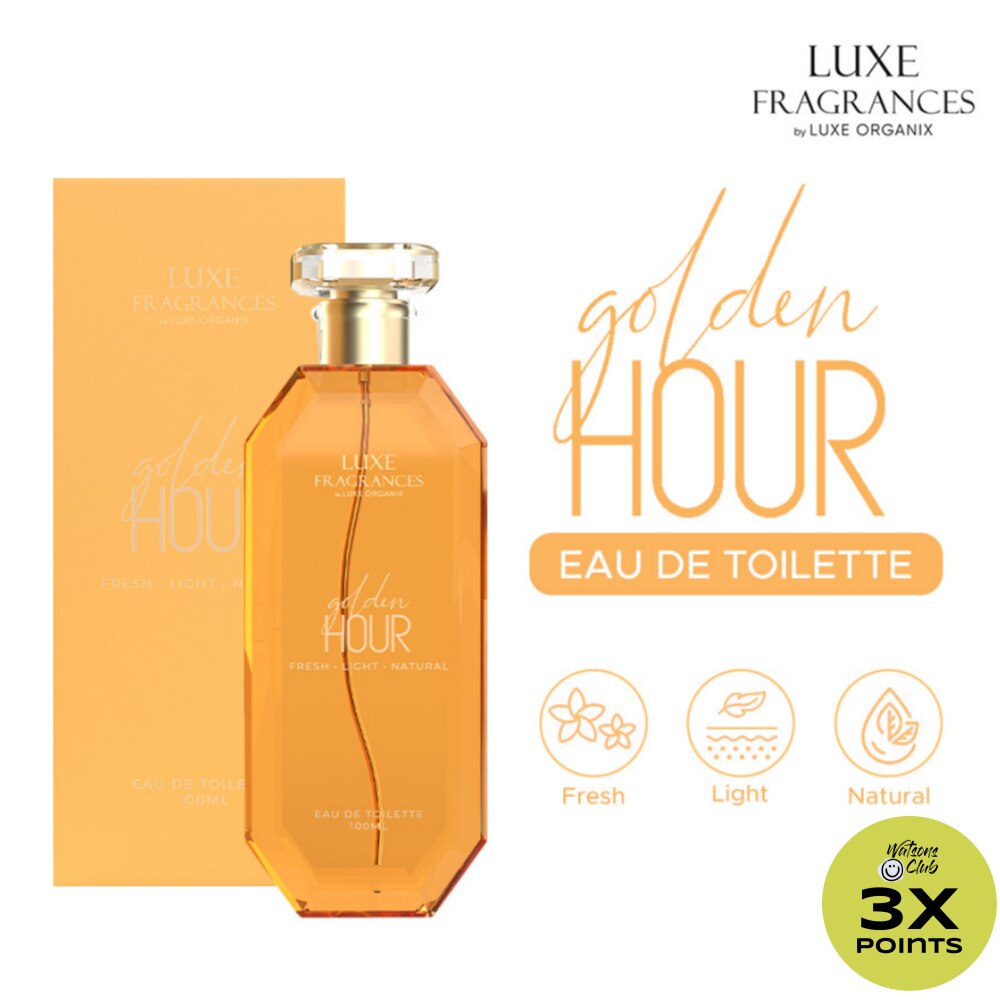 LUXE ORGANIX Fragrances Golden Hour Eau De Toilette 100ml
