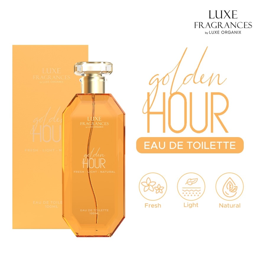 LUXE ORGANIX Fragrances Golden Hour Eau De Toilette 100ml