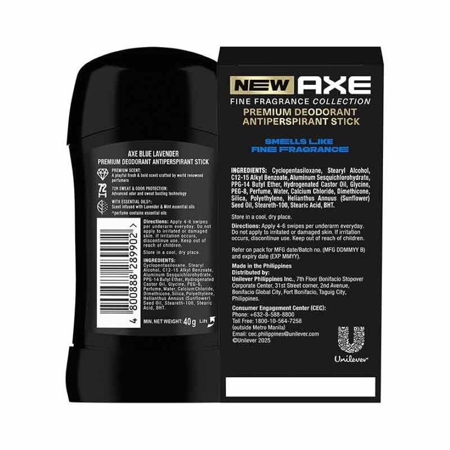 AXE Deodorant Stick Blue Lavender 40g