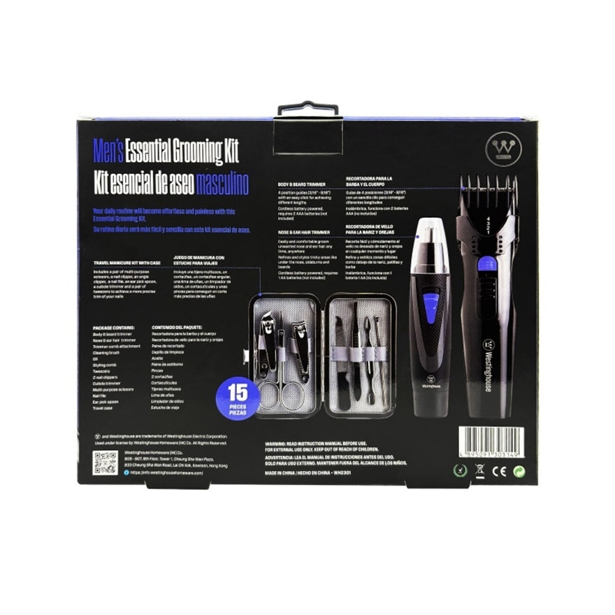 WESTINGHOUSE Men Essential Grooming Kit WH-230